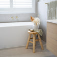 Lucerne Suar Wood Stool