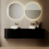 Lukka AGENA Wall Hung Vanity Matte Black (All Sizes)