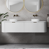 Lukka AGENA Wall Hung Vanity Matte White (All Sizes)