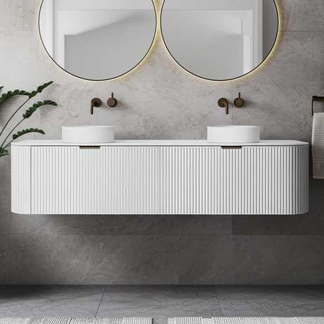 Lukka AGENA Wall Hung Vanity Matte White (All Sizes)