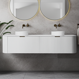 Lukka AGENA Wall Hung Vanity Matte White (All Sizes)