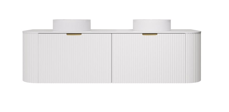 Lukka AGENA Wall Hung Vanity Matte White (All Sizes)