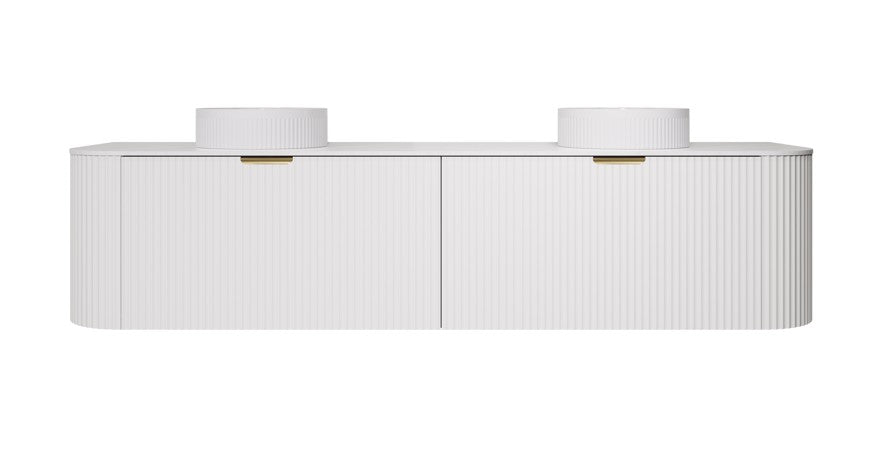 Lukka AGENA Wall Hung Vanity Matte White (All Sizes)