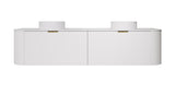 Lukka AGENA Wall Hung Vanity Matte White (All Sizes)