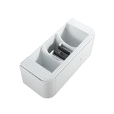 Lukka Devito Modern PVC Wall Hung Vanity - Matte White 
