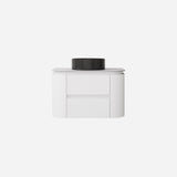 Lukka Devito Modern PVC Wall Hung Vanity - Matte White 