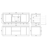 Lukka Devito Modern PVC Wall Hung Vanity