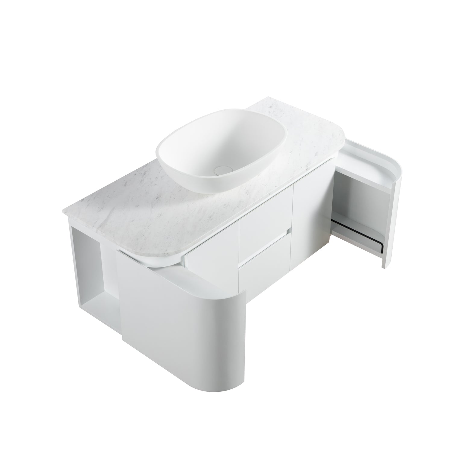 Lukka Devito Modern PVC Wall Hung Vanity