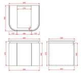 Lukka Devito Modern PVC Wall Hung Vanity