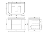 Lukka Devito Modern PVC Wall Hung Vanity