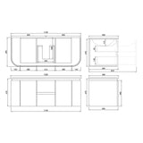 Lukka Devito Modern PVC Wall Hung Vanity