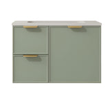 Lukka Madura Federation Wall Hung PVC Cabinet 750mm (Olive Green)