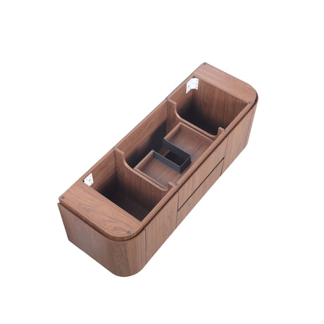 Lukka Ravello Plywood Wall Hung Vanity - Mocha Oak 
