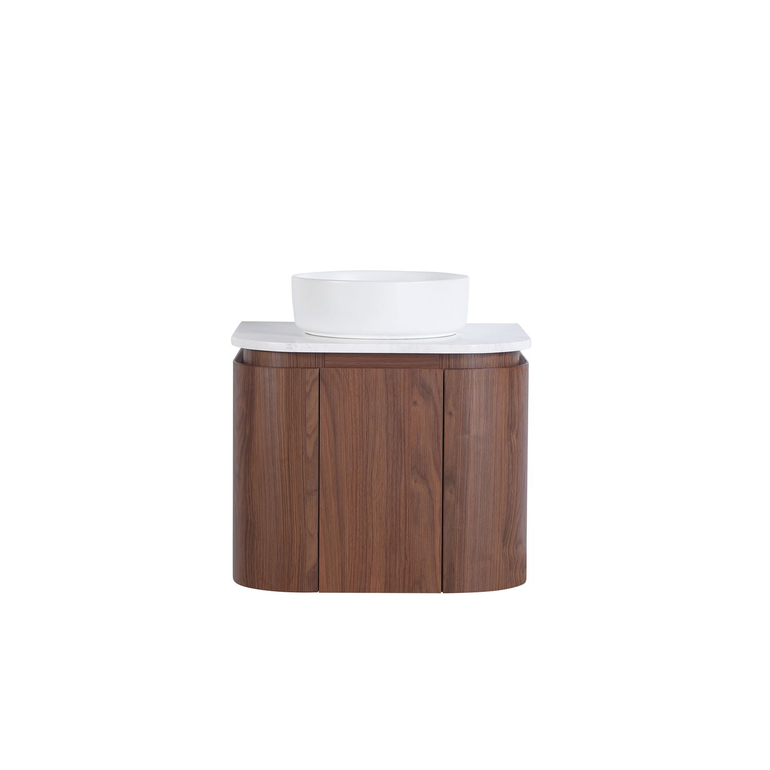 Lukka Ravello Plywood Wall Hung Vanity - Mocha Oak 