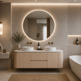 Lukka Ravello Plywood Wall Hung Vanity - Sandy Oak 