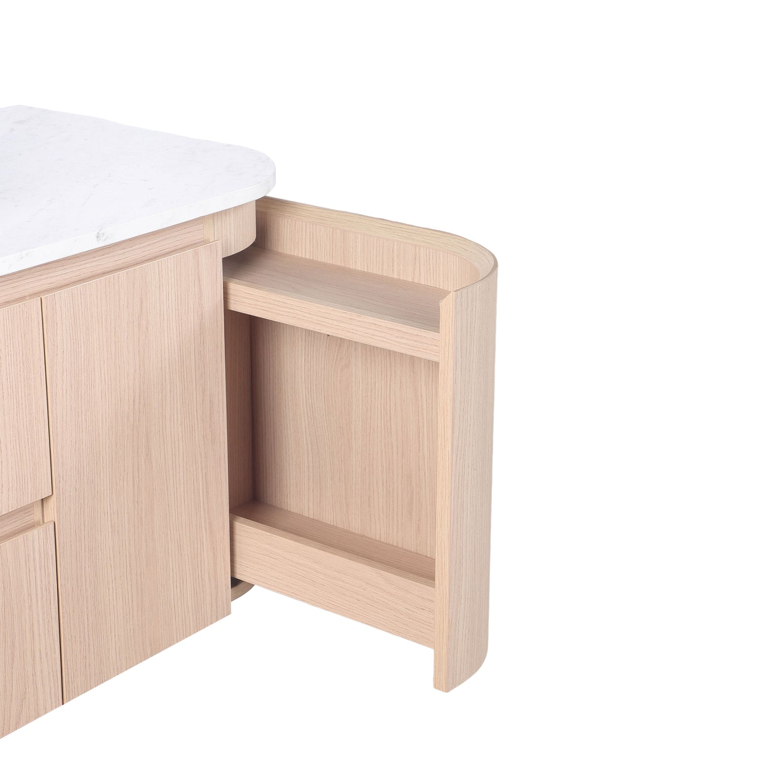 Lukka Ravello Plywood Wall Hung Vanity - Sandy Oak 