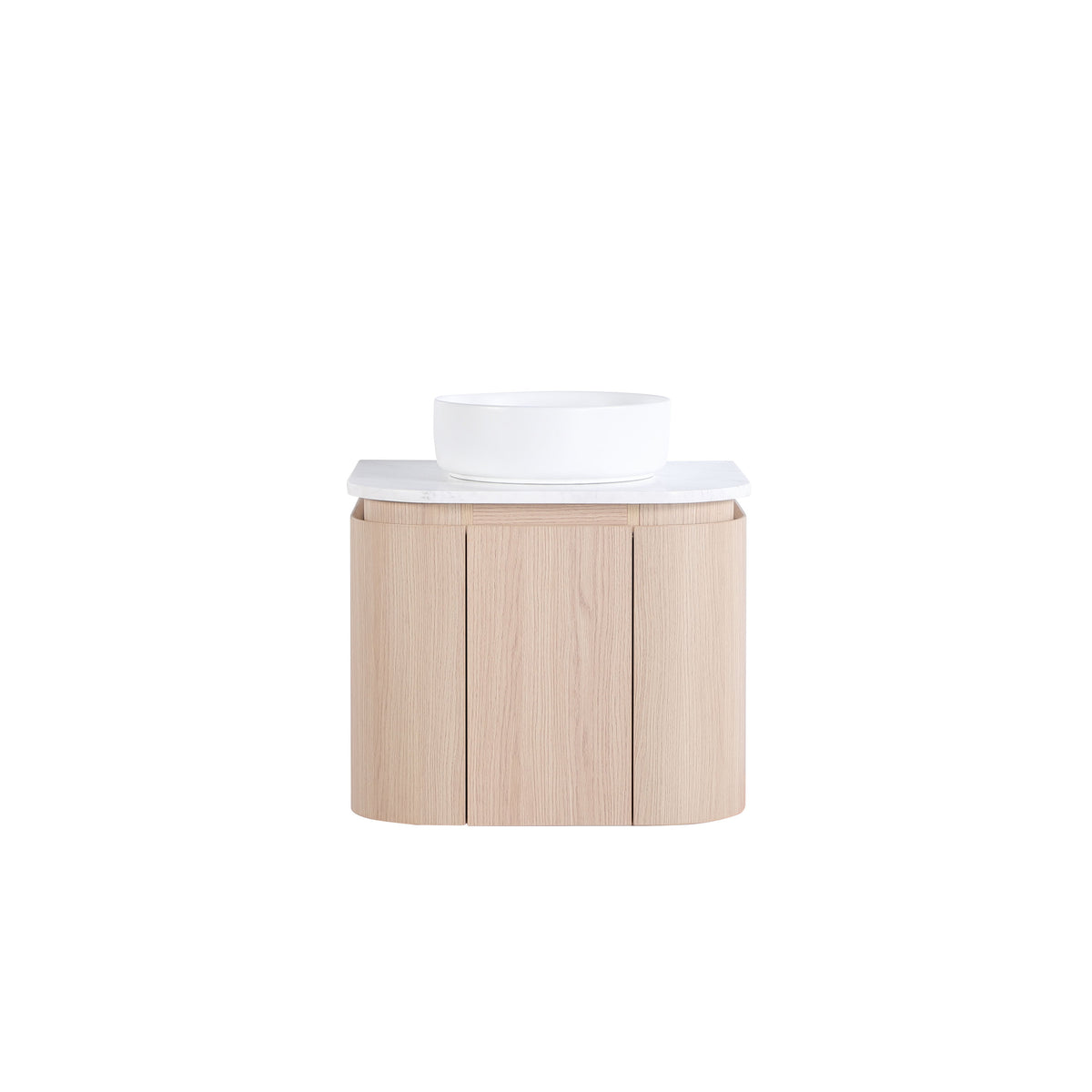 Lukka Ravello Plywood Wall Hung Vanity - Sandy Oak 