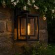Luton Exterior Wall Light Black IP43