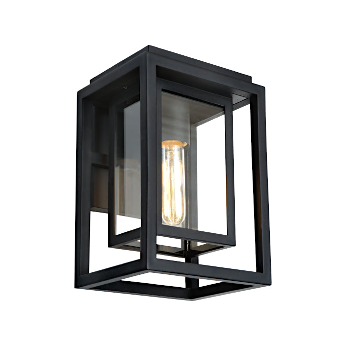 Luton Exterior Wall Light Black IP43