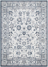 Maya Floral Traditional Blue Rug - M102