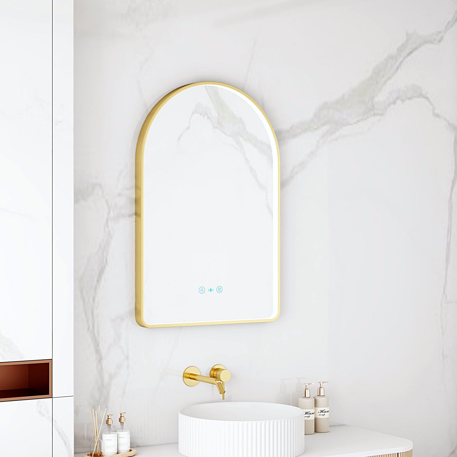 MAIA LED Arch Mirror (600×900mm)