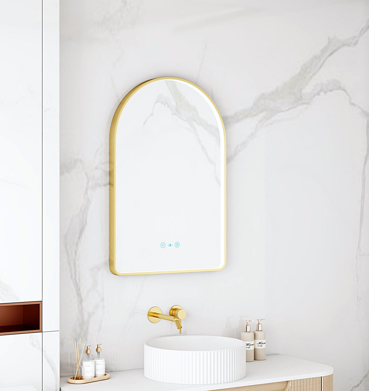 MAIA LED Arch Mirror (600×900mm)