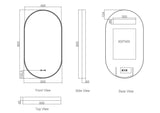 MAIA LED Oval Mirror (500×900mm)