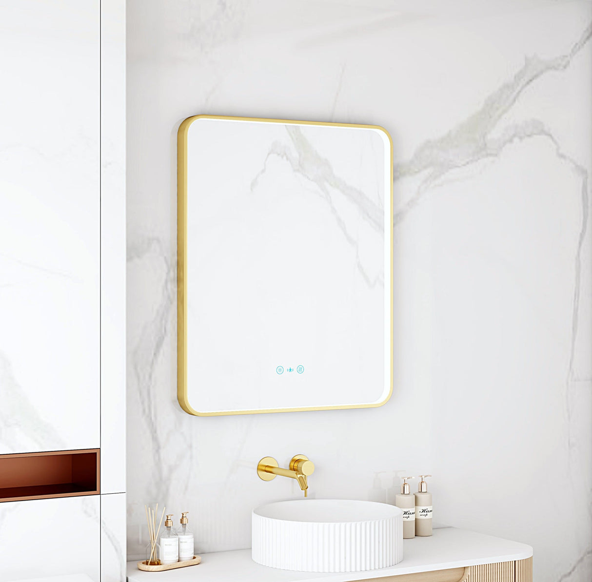 MAIA LED Rectangular Mirror (600×750mm)