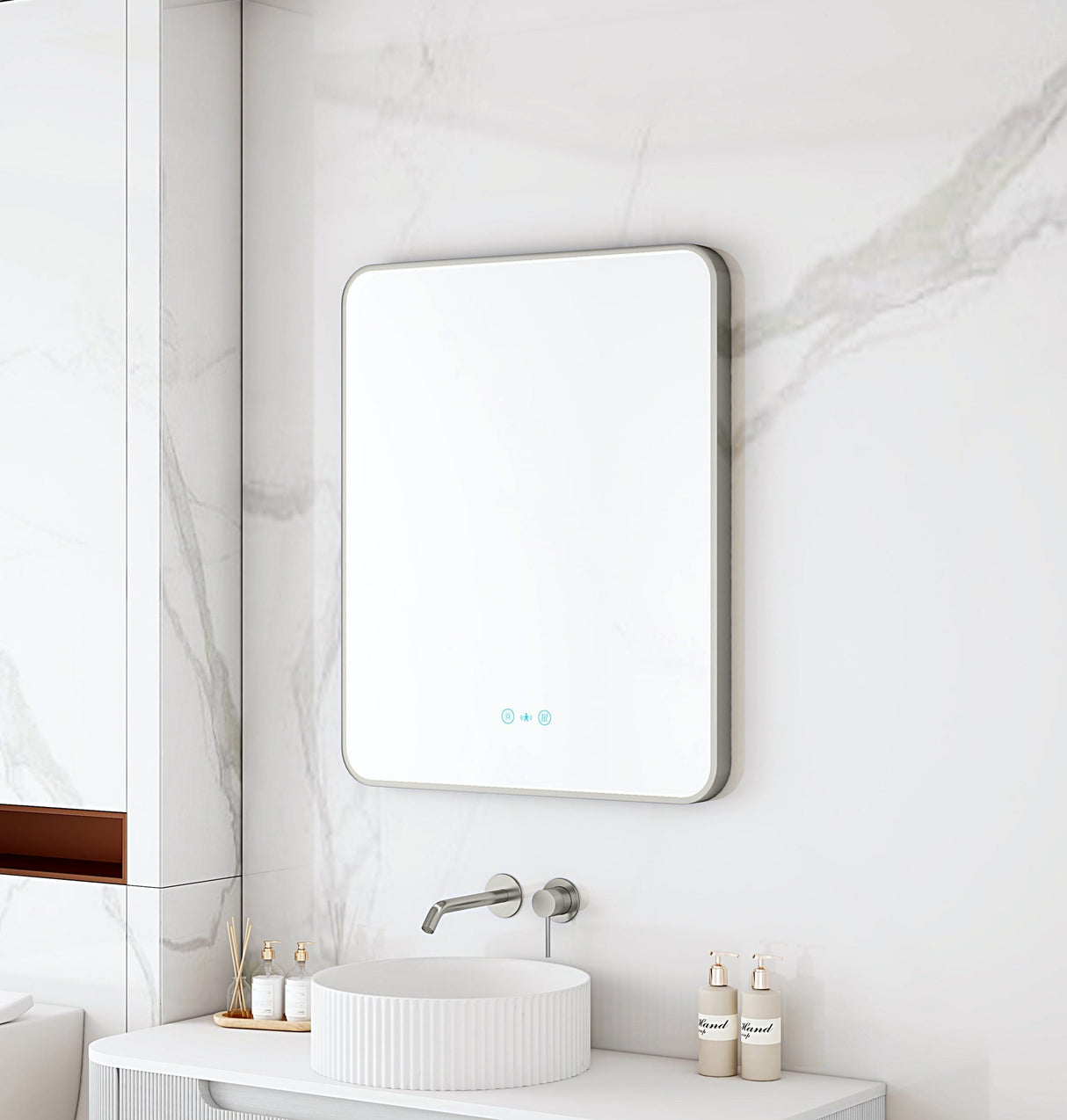 MAIA LED Rectangular Mirror (600×750mm)