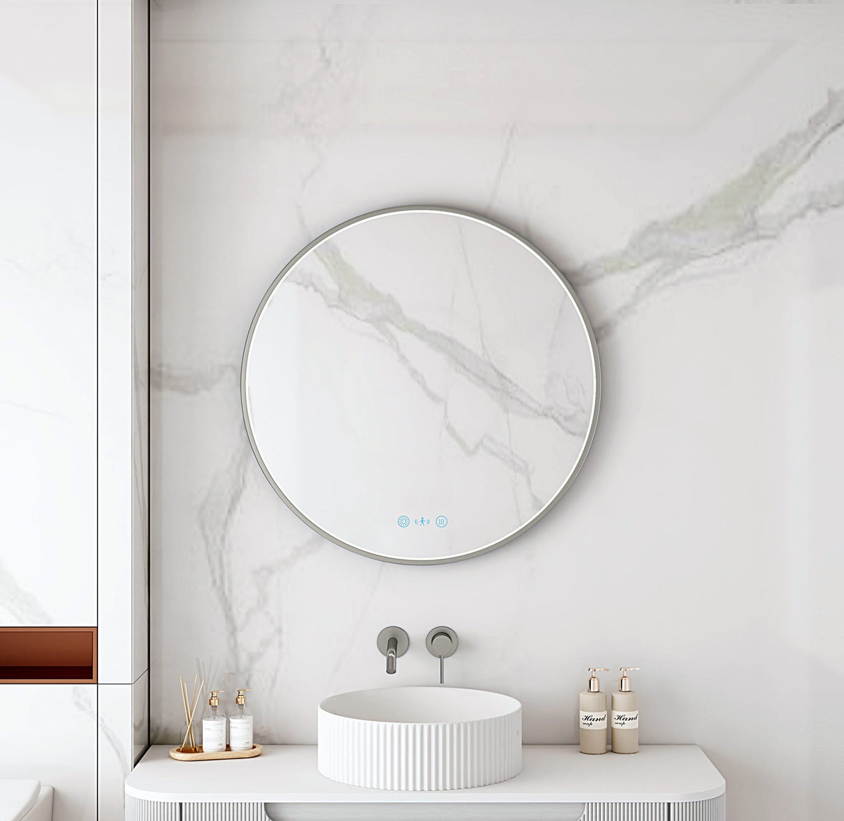 MAIA LED Round Mirror 600/750/900mm