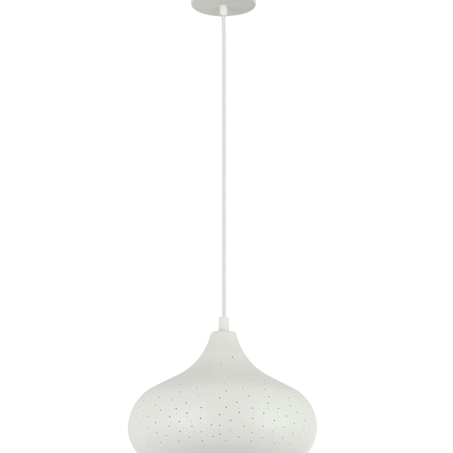 MARRAKESH: Bohemian Interior Champagne Glass Shape Pendant Light (Black/ White)