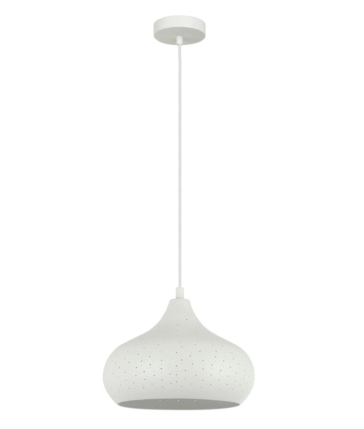 MARRAKESH: Bohemian Interior Champagne Glass Shape Pendant Light (Black/ White)