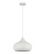 MARRAKESH: Bohemian Interior Champagne Glass Shape Pendant Light (Black/ White)
