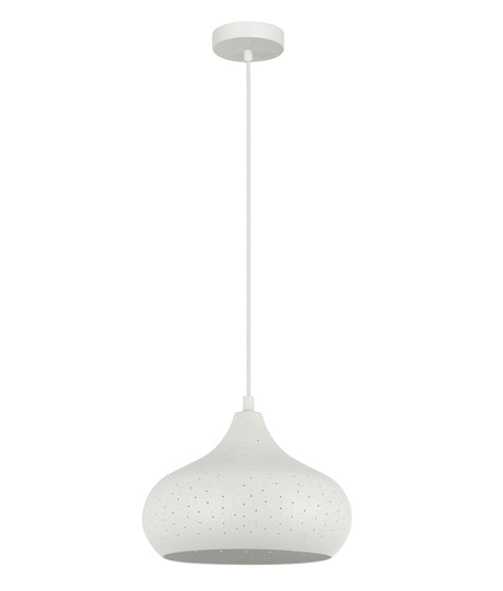 MARRAKESH: Bohemian Interior Champagne Glass Shape Pendant Light (Black/ White)