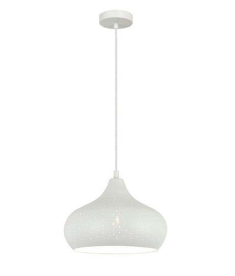 MARRAKESH: Bohemian Interior Champagne Glass Shape Pendant Light (Black/ White)