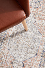 Mayfair Lorissa Peach Round Rug
