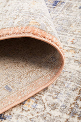 Mayfair Lorissa Peach Round Rug