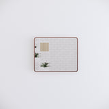 RIVA Rectangle Coloured Framed Mirror 900/1200mm (Optional Colours)