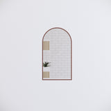 RIVA Arch Coloured Framed Mirror 450x800mm (Optional Colours)