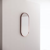 RIVA Oval Coloured Framed Mirror (Optional Sizes | Colours)
