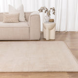 Charleston Hand-Knotted Wool Rug Beige