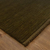 Charleston Hand-Knotted Wool Rug Green
