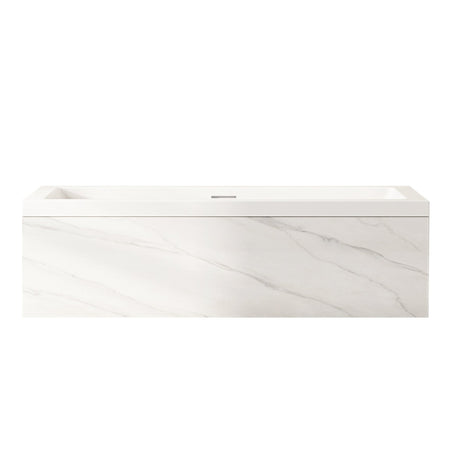 MIRA Insert & Island Bathtub – Gloss White (1500/1700) - Overflow