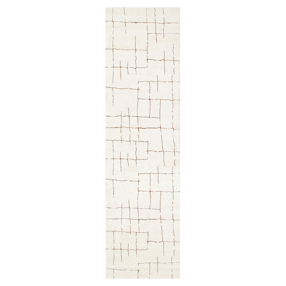 Mila Abstract Lines Brown Cream Rug - MIL10: New Arrival