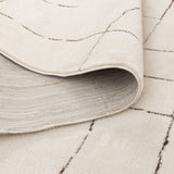 Mila Abstract Lines Brown Cream Rug - MIL10: New Arrival