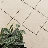 Mila Abstract Lines Brown Cream Rug - MIL10: New Arrival