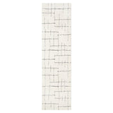 Mila Abstract Lines Black Cream Rug - MIL9: New Arrival