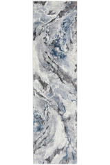 Mineral 222 Blue Runner Rug