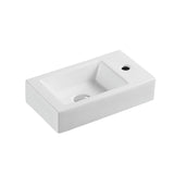 MINI 45R Compact Wall-Hung Basin (Rectangle: 470x265x100mm)