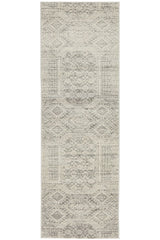 Mirage Zelda Silver Grey Runner Rug
